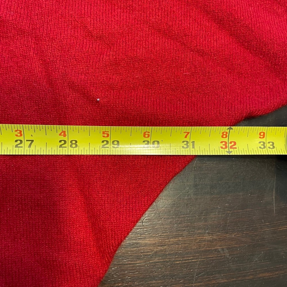 Quince Mongolian Cashmere Batwing Sweater Varsity Red S/M LB128012-STIEC01 - Picture 5 of 8